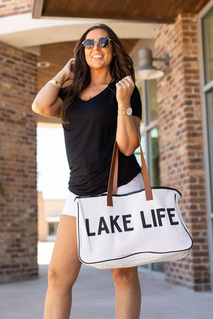 Lake Life Canvas Bag