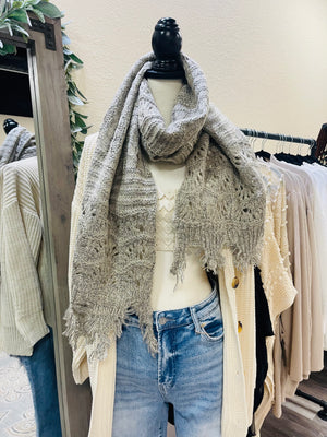 Boho Fringe Scarf