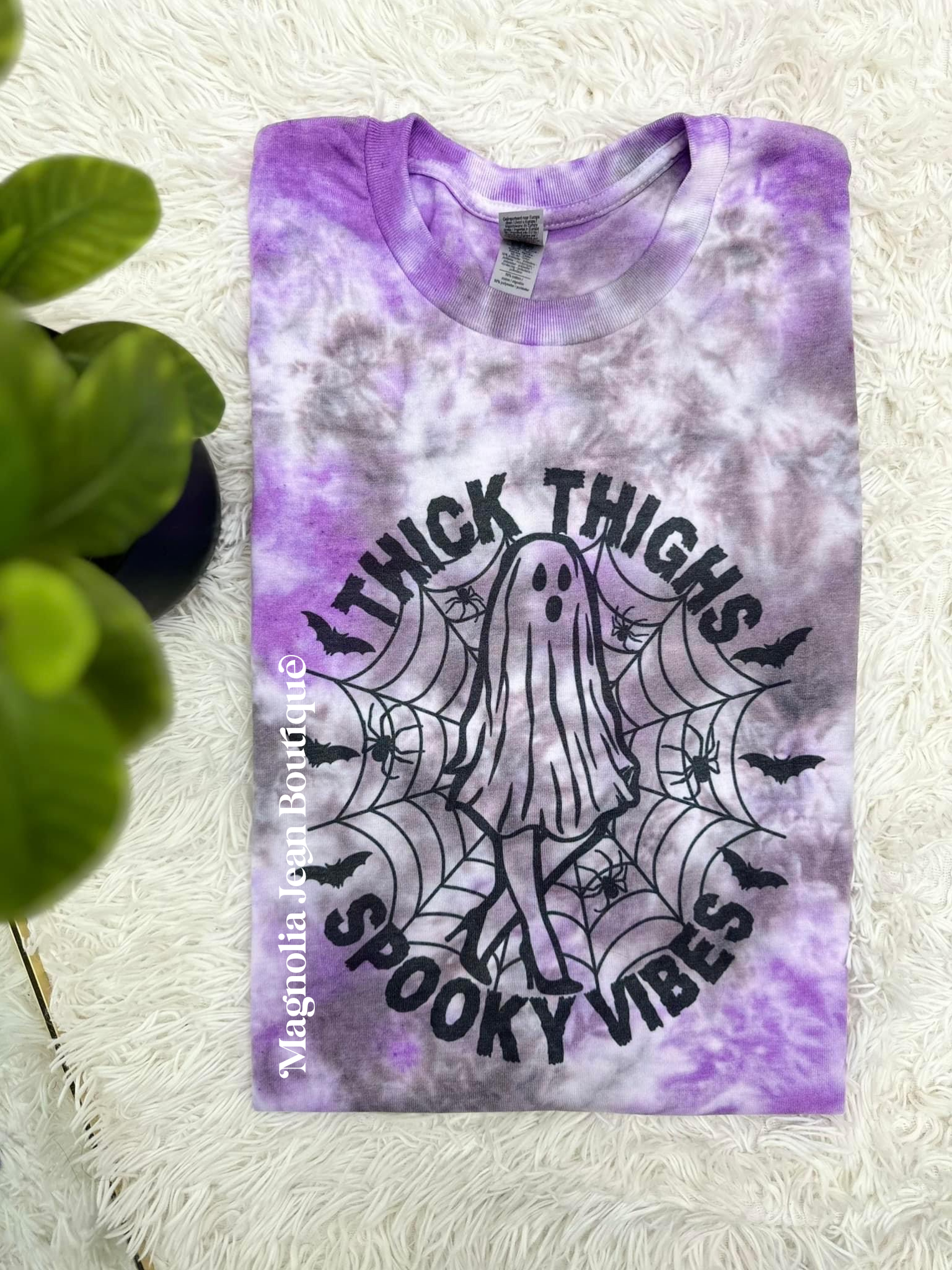 🖤Special Order🖤 S-4XL Thick Thighs Spooky Vibes  Dyed Tee