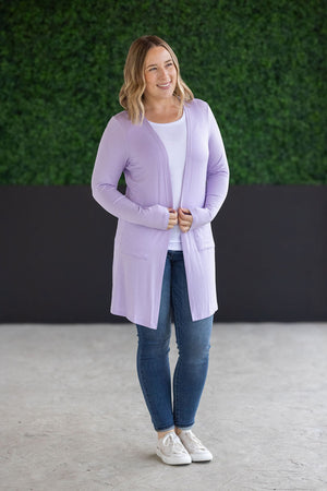 Classic Cardigan Lavender