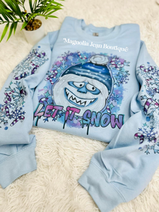 ❤️🎄SPECIAL ORDER 🎄❤️Let It Snow Crew Sweatshirt S-4X