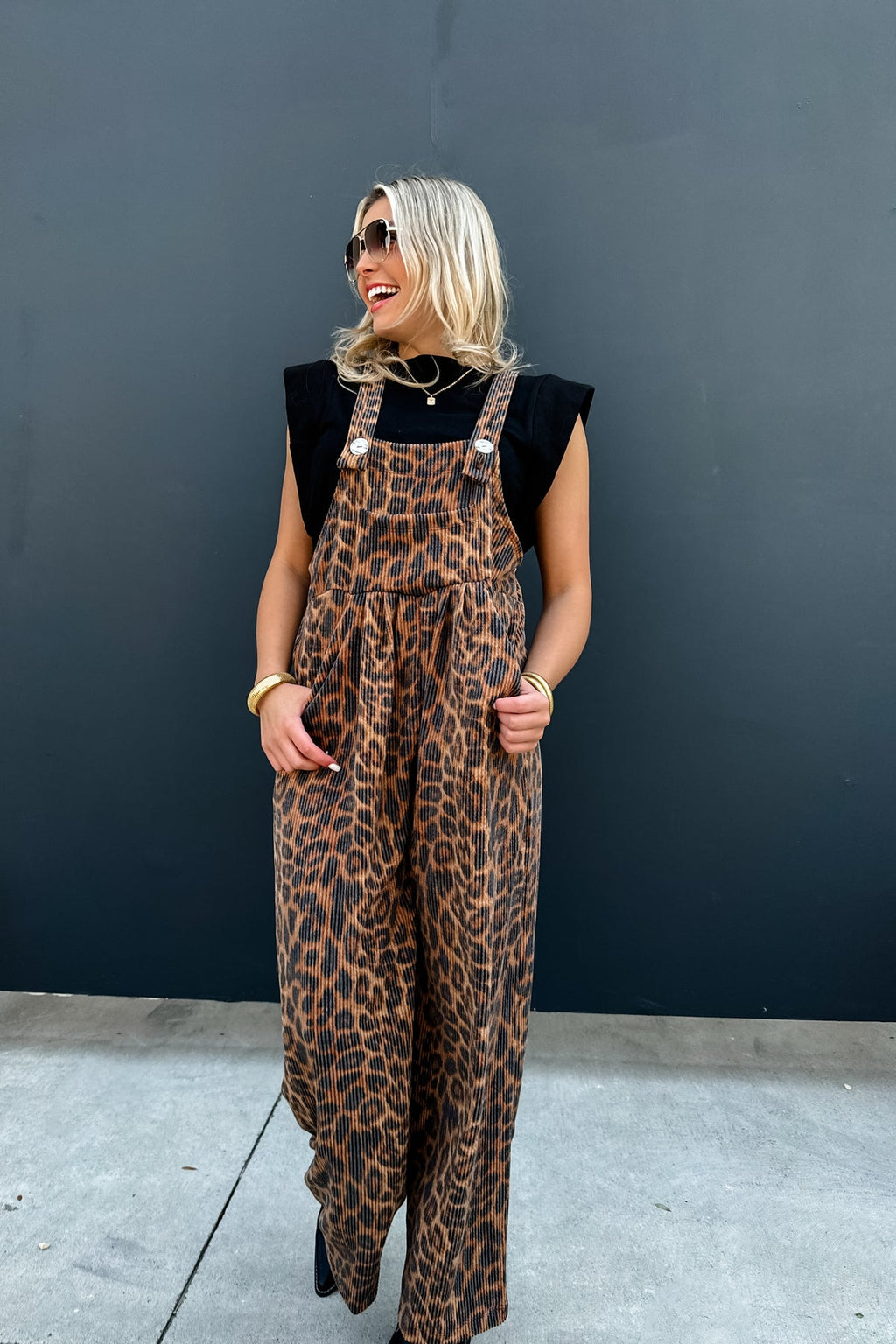 PREORDER✨Karli Boho Overalls Cheetah