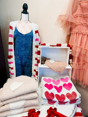 Valentine Stripe Cardigan