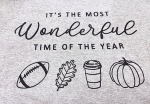 🍂IN STOCK🍂Most Wonderful TIme Of Year Fall Tee