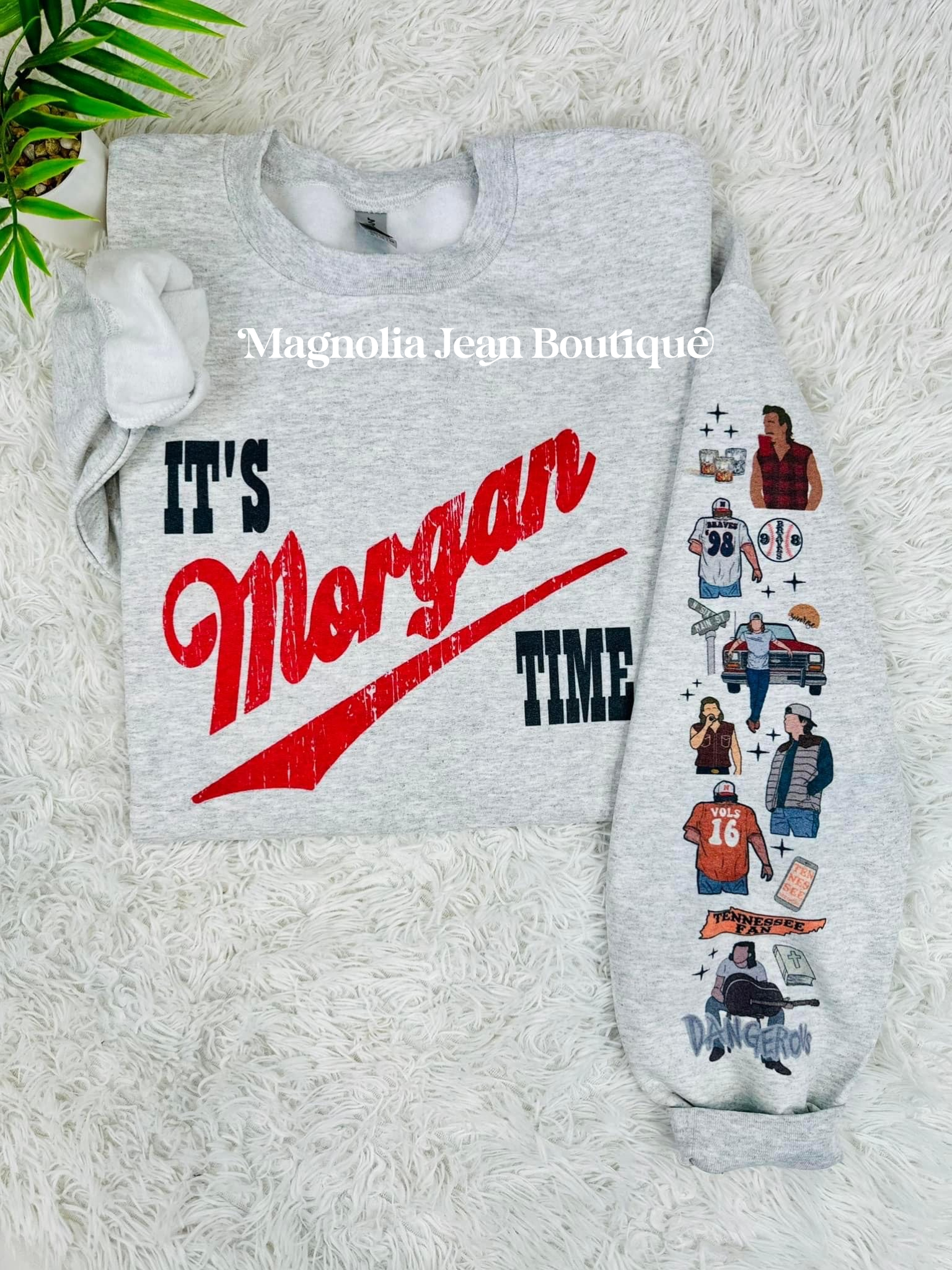 ❤️SPECIAL ORDER ❤️ It’s Morgan Time Morgan Wallen Crew Sweatshirt S-4X