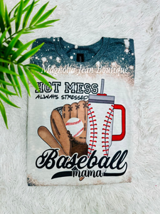 ⭐️Special Order Tee ⭐️ Hot Mess Baseball Mama
