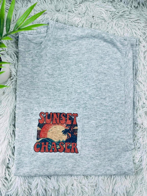 Special Order tee Busy Chasing Sunsets S-4X