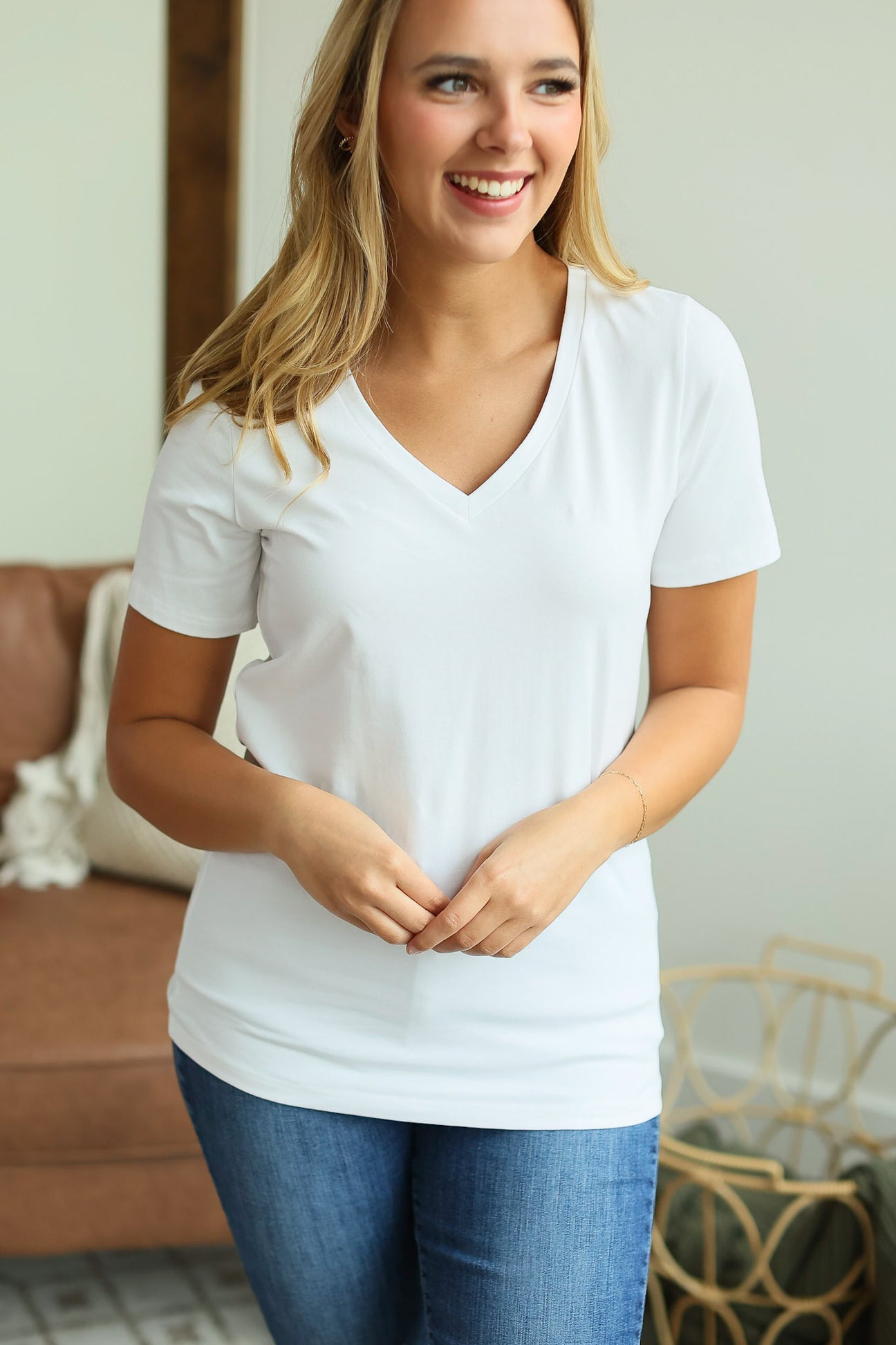 Olivia Tee White