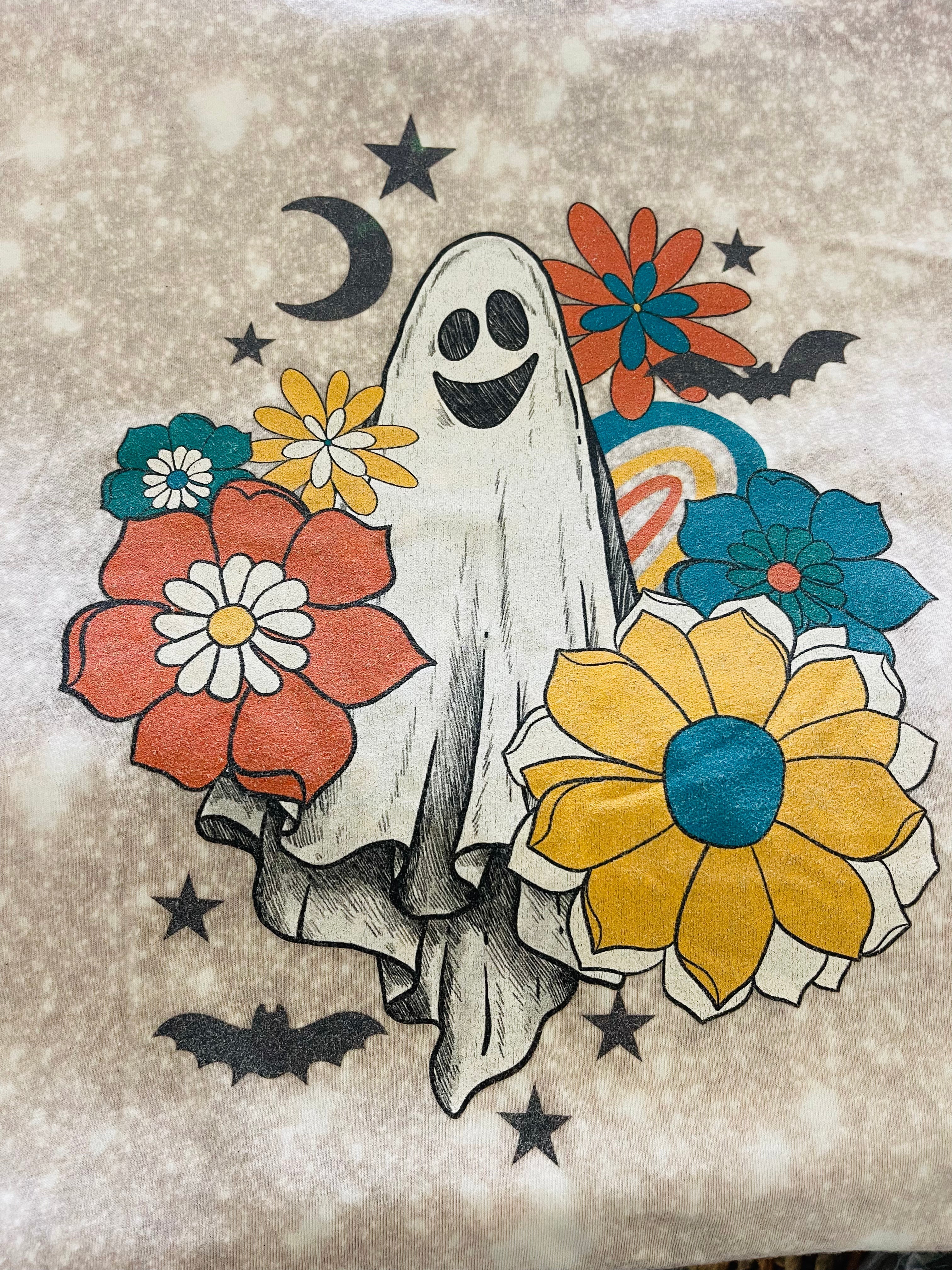 Ghost Fall Floral Bleached Tee