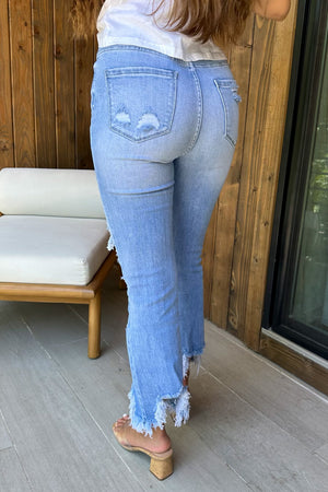 ✨PREORDER✨ Sizes 1-5X✨Blakeley Urban Distressed Crop Jeans