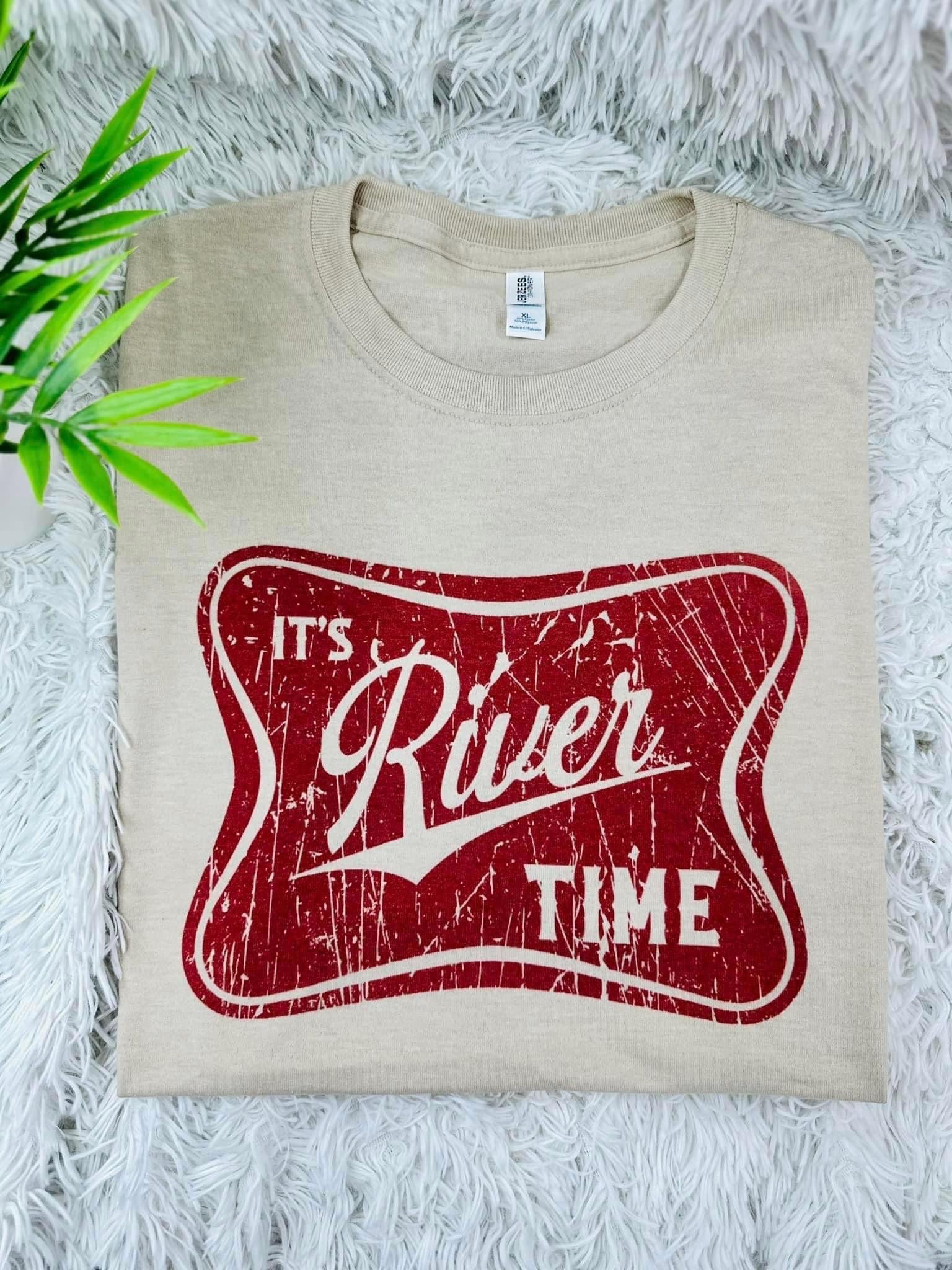 Special Order tee River Time S-4X