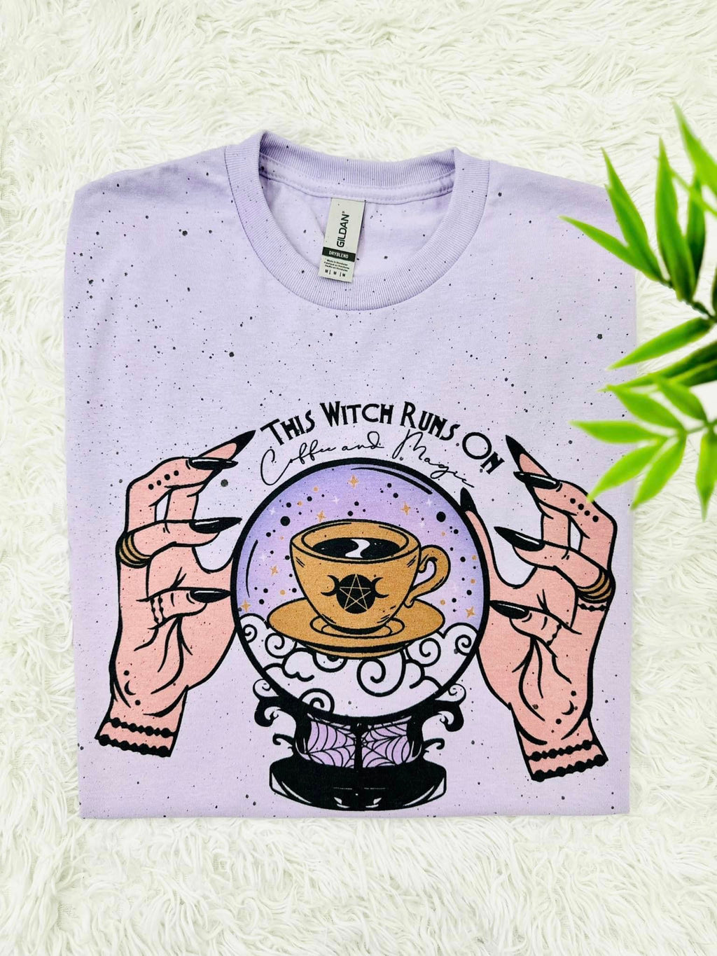 Special Order Tee This Witch Runs On Caffeine And Magic S-4X