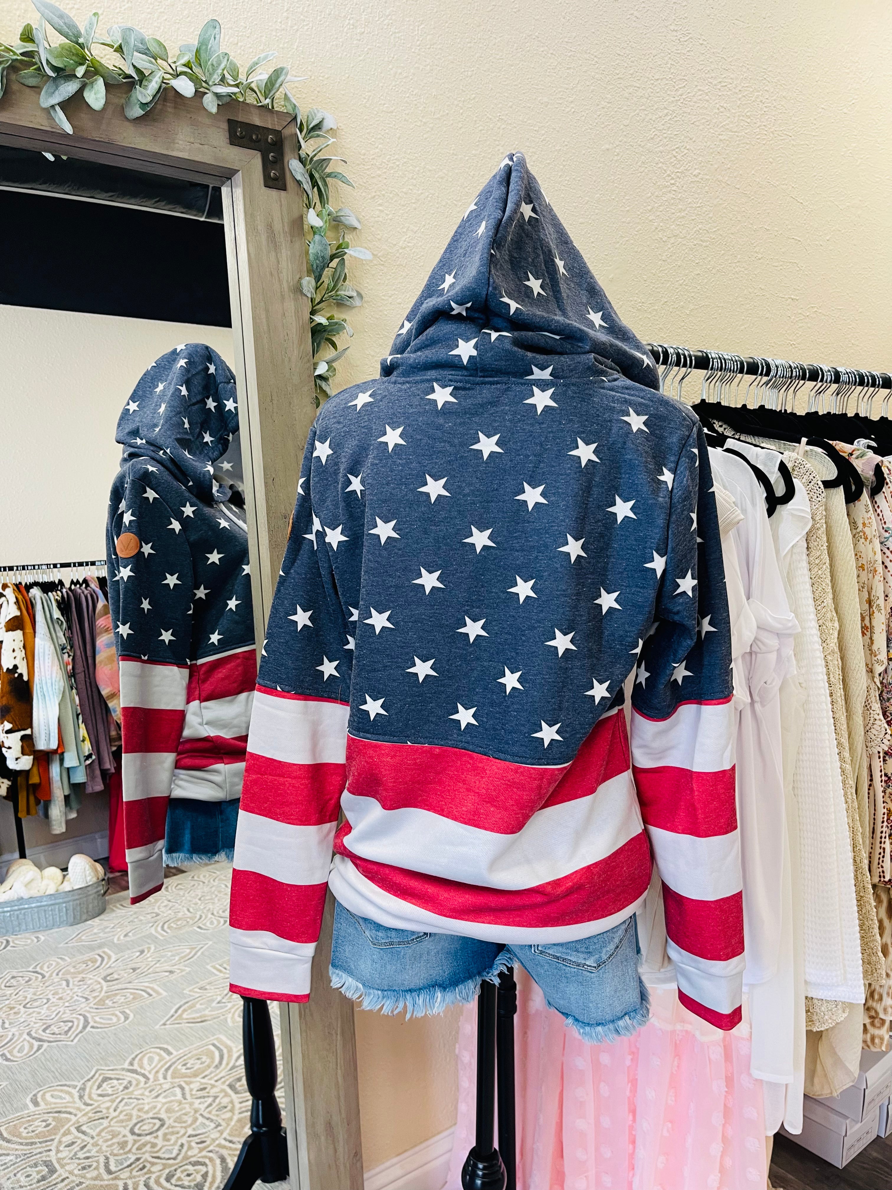 Stars & Stripes Pullover Hoodie