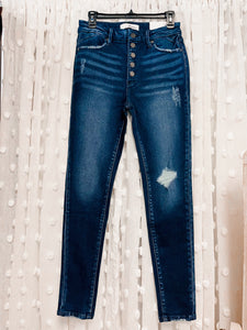 What Girls Want Buttonfly Jeans