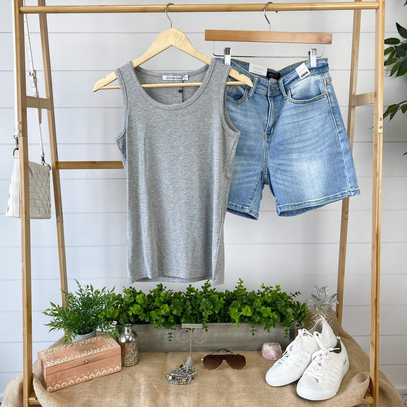 Ava Tank Light Grey