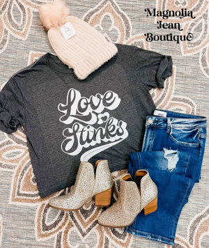 Love Stinks Crop Tee