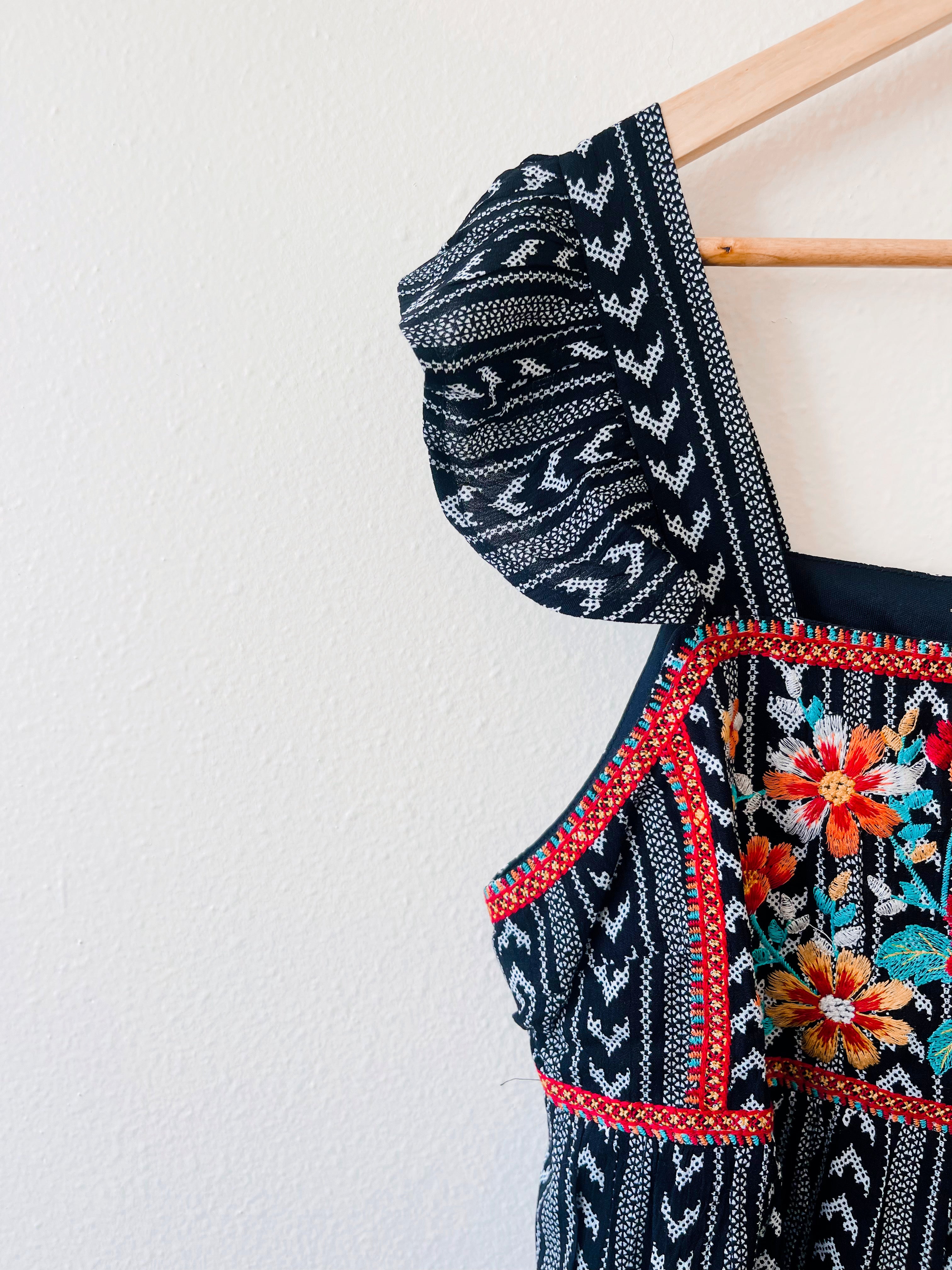Meet Me In The Middle Embroidery Tank