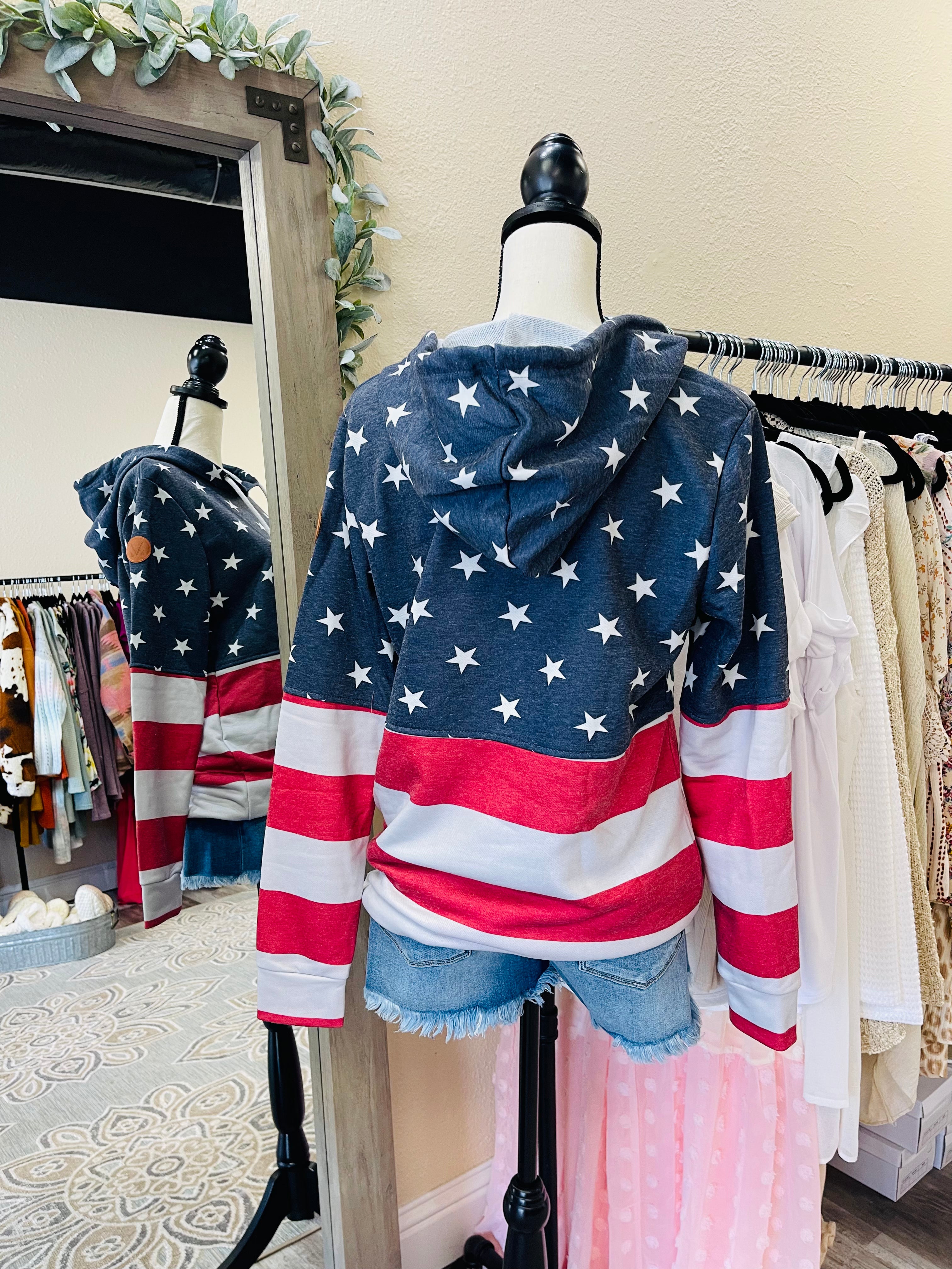 Stars & Stripes Pullover Hoodie