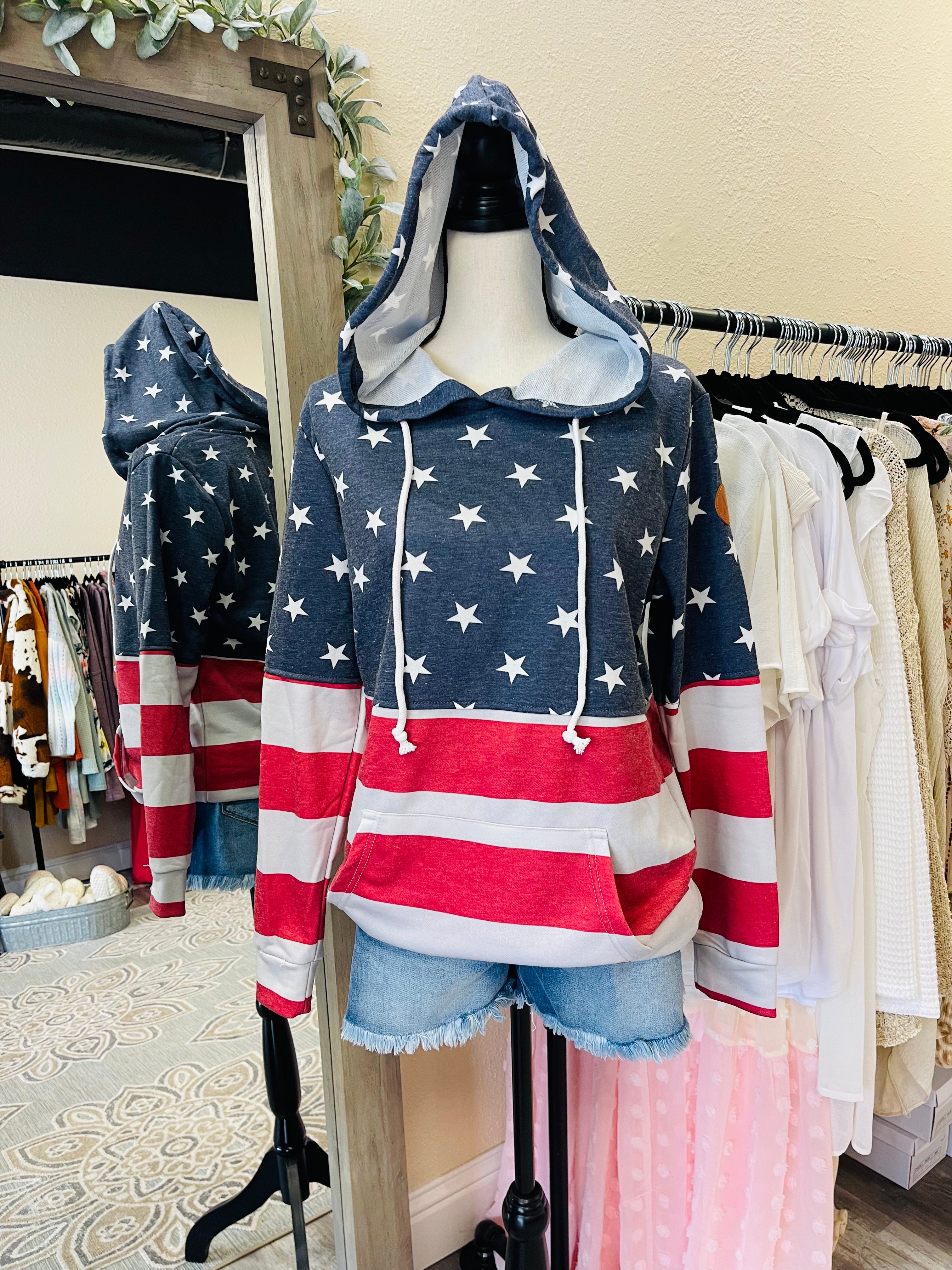 Stars & Stripes Pullover Hoodie