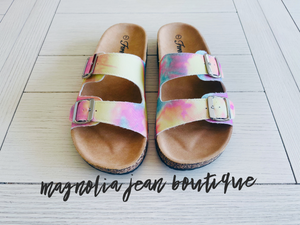 River Hippie Tie Dye Sandals