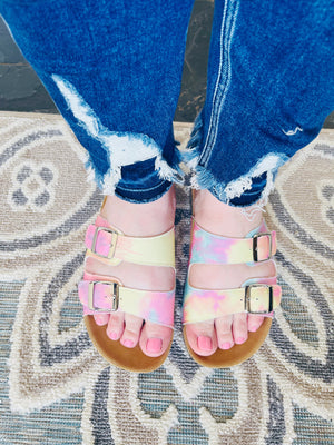 River Hippie Tie Dye Sandals