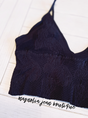 New Beginnings Bralette Black