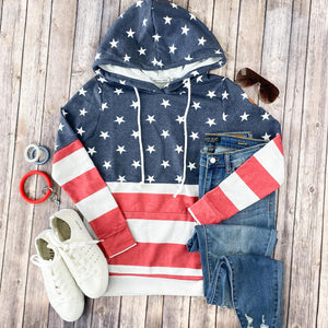 Stars & Stripes Pullover Hoodie