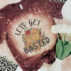 Let’s Get Basted Bleached tee