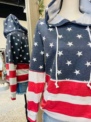 Stars & Stripes Pullover Hoodie