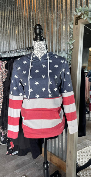 Stars & Stripes Pullover Hoodie